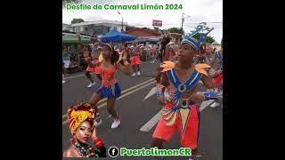 Desfile de Carnaval Limón 2024 [upl. by Ardnuasak]