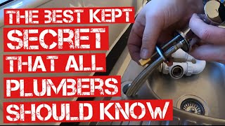 PLUMBING HACK ALL PLUMBERS SHOULD KNOW Its SO Good [upl. by Coben51]