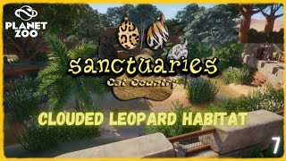 Sanctuaries Cat Country Ep 7  Clouded Leopard Habitat  Planet Zoo [upl. by Dannel]