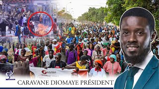 Campagne 2024 la coalition Diomaye domaine largement le terrain affrontement aux parcelles entre… [upl. by Dickerson]