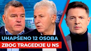 Uhapšeno 12 osoba zbog tragedije u Novom Sadu  Zoran Anđelković i Nenad Vuković  URANAK1 [upl. by Wakeen]