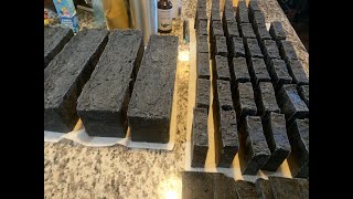 How to make Sea Moss Irishmoss Soap with Activated Charcoal for Eczema Acne Even skin tone [upl. by Sophie]