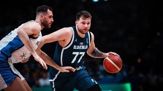 Luka Doncic Slovenia Lose to Greece Ending Olympic Dreams Sad For Him [upl. by Aelyk]