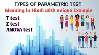 Types of Parametric Test  T test  Z test  ANOVA test [upl. by Melleta]