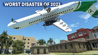 Worst Air Crash in 30 Years  Two Unbelievable Mistakes With Real Video [upl. by Aneger]