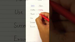 Verb to Noun  Part4  English Grammar [upl. by Justina641]