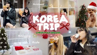 【vlog】⛄️冬の韓国旅行🇰🇷クリスマス韓国可愛くて最高🎄🎶お買い物、お仕事、カフェ、ご飯🍚 [upl. by Ynattirb]