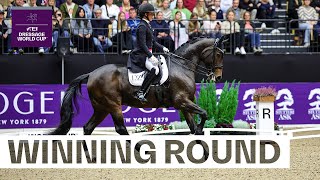 Cathrine Dufour amp Mount St John Freestyle wow their home crowd FEI Dressage World Cup™ Herning 2024 [upl. by Aggy223]