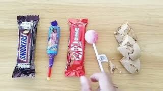 asmr satisfying video unpacking lollipops candy unboxing chocolate candy asmr unpacking [upl. by Shelman]