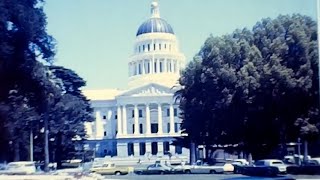 1980s California State Capitol Sacramento Vintage 8mm FilmFootage [upl. by Ativoj]