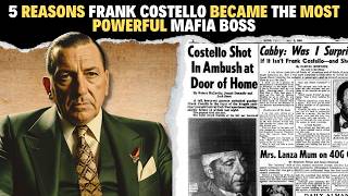 5 Reasons Frank Costello Became the Most Powerful Mafia Boss [upl. by Antonius625]