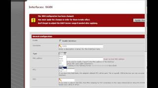 How to configure WAN settings in pfSense 20 [upl. by Vincenty]