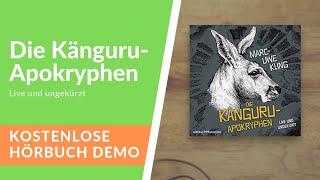 🎧 Die KänguruApokryphen Live und ungekürzt  Kostenlose Hörbuch Demo [upl. by Waterer]