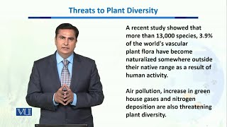 Threats to Plants Diversity  Biodiversity amp EvolutionII  BT201Topic128 [upl. by Marfe]