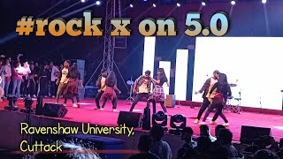 rock x on 50  One beautiful dance performance by Deptof ITM Ravenshaw University Cuttack 😍😍❤️ [upl. by Oicnedif700]