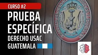 Curso PRUEBA ESPECIFICA PARTE 2 ⚖ Derecho USAC  Facultad Inteligente [upl. by Cykana]