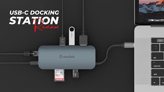 Upgrade Your Setup with WAVLINK 8in1 USB C Hub Docking Station  WAVLINK USBC Hub Review [upl. by Bartko327]