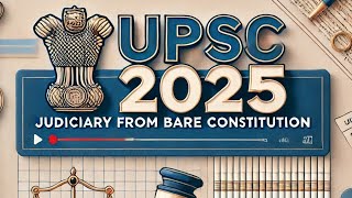 Polity lectures from bare constitution Indian judiciary Supreme court High court [upl. by Hawkie]