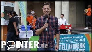 Jobs für Studierende  Pointer auf der Stellenwerk Jobmesse 2016 [upl. by Schlenger]