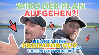 Angelurlaub in Tschechien am Lipno Stausee  Hearty Rise Predator CUP Training 2023 [upl. by Alaunnoif]