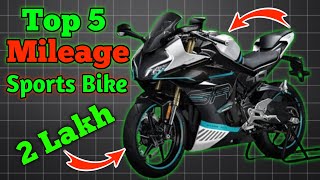 Top 5 Best Mileage Sports Bike  Best mileage sports bike under 2 Lakh  DC RIDER [upl. by Nole]