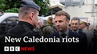 Macron says French police to remain in riothit New Caledonia  BBC News [upl. by Berty]