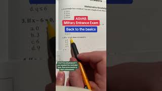 ASVAB Prep Math Knowledge walkthrough Mometrix 3 [upl. by Aicilra849]