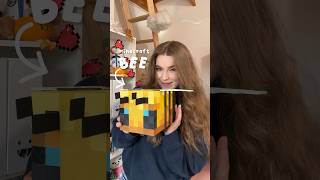 Making a minecraft BEE in real life 🐝 [upl. by Ahel]