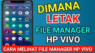 dimana letak file manager di hp vivo  cara melihat file manager Vivo [upl. by Refinnaj602]