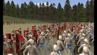 Rome Total War The Battle of PAULERSPURY Watling Street English Version [upl. by Van]