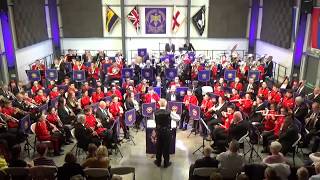 BIYB amp Friends of Kneller Hall Concert 2019 Colchester Castle March [upl. by Chrissie]