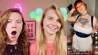 Reacting To LESBIAN TikTok THIRST TRAPS Part 2  Hailee And Kendra [upl. by Cicenia]