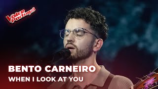 Bento Carneiro  quotWhen I Look At Youquot  Provas Cegas  The Voice Portugal 2024 [upl. by Zabrine]