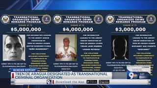 US offers 12 million reward for Tren de Aragua leaders [upl. by Now572]