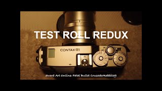 Contax G1 Silver Label 90mm Sharpness Test Redux [upl. by Spatola]