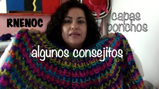 Ponchos Capas Tips y Consejos Tejidos Crochet Ganchillo [upl. by Giliana]