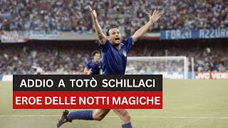 Addio a Totò Schillaci se ne va il bomber delle Notti Magiche Aveva 59 anni [upl. by Anitsahs]