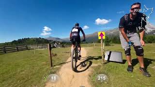 Inside Race POV Bike Transalp 2023 Stage 1 [upl. by Nairahcaz]