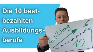 Ausbildungsberufe Die 10 BESTBEZAHLTEN bis 4540 Euro Realschulabschluss  Hauptschulabschluss [upl. by Atteyram]