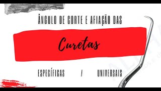 Ângulo de corte e Afiação de Curetas periodontais [upl. by Frear275]