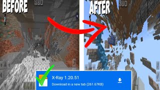 Minecraft Pe Xray Texture Pack For 120   Best Xray Texture Pack For Mcpe [upl. by Oinoitna]