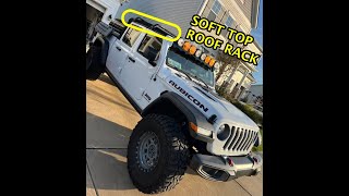 Roof Rack On a Soft Top  Jeep Gladiator [upl. by Mcnamara900]