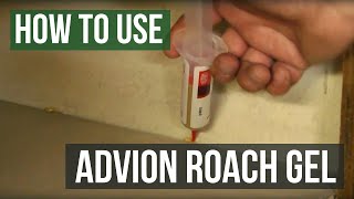 How To Use Advion Roach Bait Gel Eliminate German Roaches [upl. by Jaquith479]