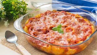 Conchiglioni Ripieni al Forno con Ricotta e Pomodoro  Ricetta Pasta al Forno Facile  55Winston55 [upl. by Mozza635]