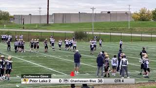 Chanhassen Storm Blue 8th Grade Football Vs Prior Lake 2 [upl. by Ines]