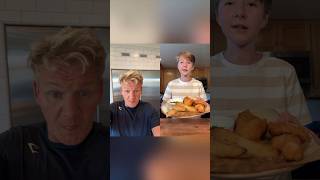 Colour me impressed  Those fish and chips look good  gordonramsay cooking [upl. by Gnouhk]