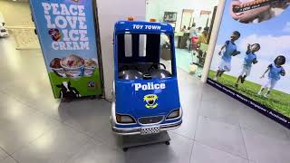 2024 retake of the 1999 Kiddy Rides Australia Toytown Police Van kiddie ride at Punggol Plaza [upl. by Eymaj]