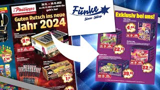 FUNKE FEUERWERK IM DISCOUNTER 😱 THOMAS PHILLIPS FEUERWERK PROSPEKT 202324 [upl. by Mikihisa900]