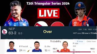 NEPAL VS NETHERLAND LIVE MATCH [upl. by Inalem220]