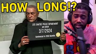 Dean Reacts to Mr Ks Prison Sentence NoPixel 40 Clips [upl. by Enerual]